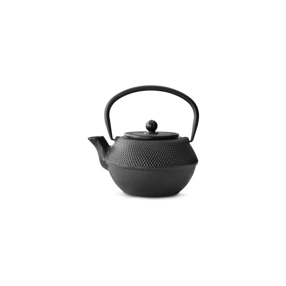 Čierna liatinová kanvica so sitkom na sypaný čaj Bredemeijer Jang 12 l