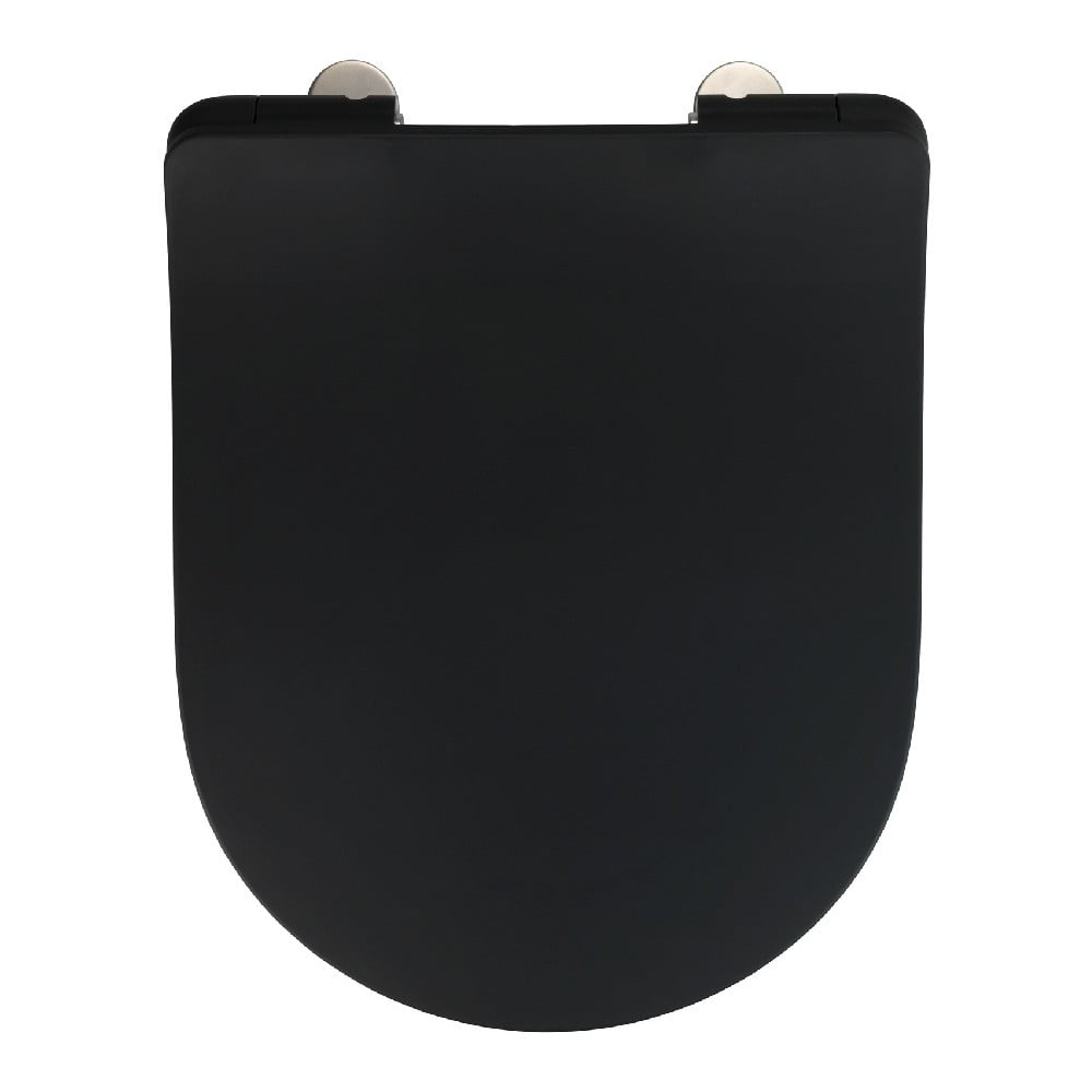 Čierne WC sedadlo Wenko Sedilo Black 452 × 362 cm