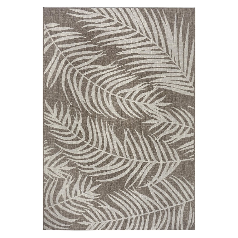 Hnedo-béžový vonkajší koberec NORTHRUGS Palmera 160 x 230 cm
