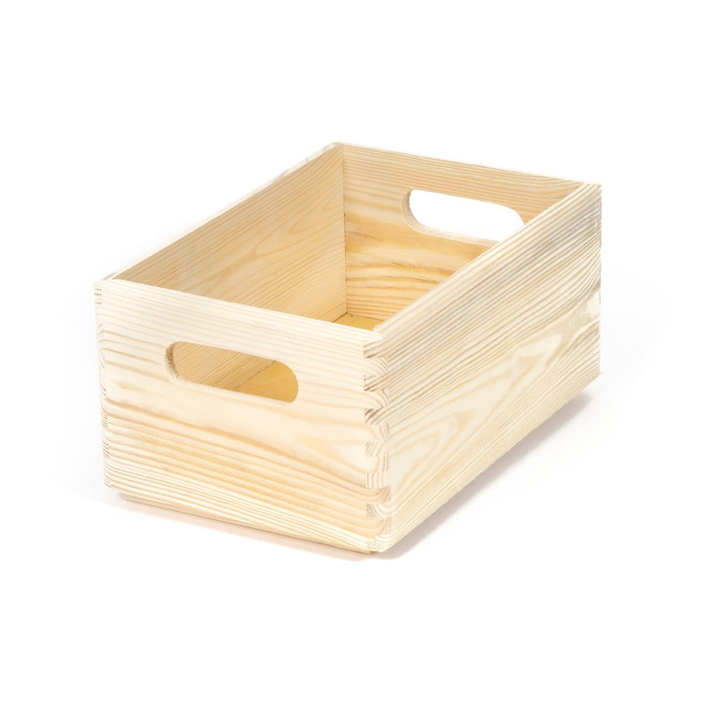 Úložný box z borovicového dreva Compactor Custom 30 × 20 × 14 cm
