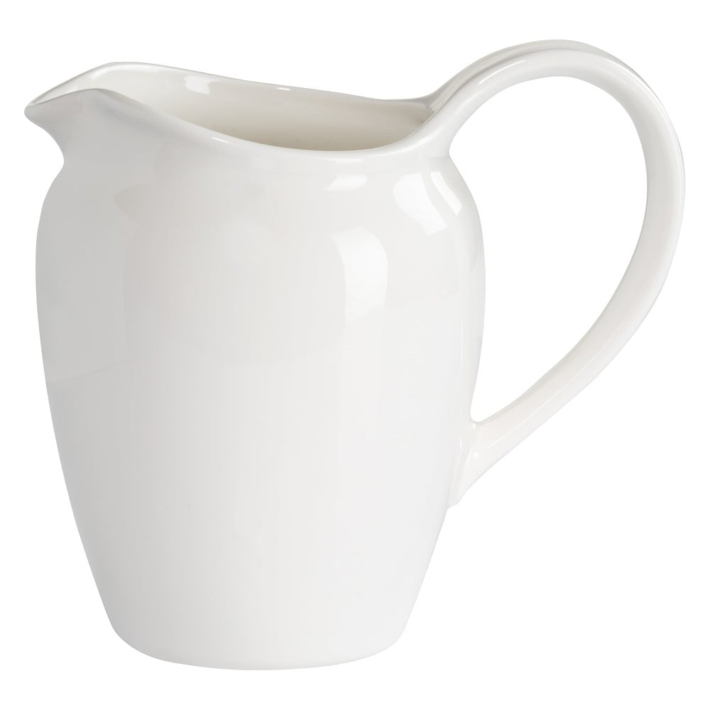 Biela porcelánová nádobka na mlieko Maxwell  Williams Basic 720 ml