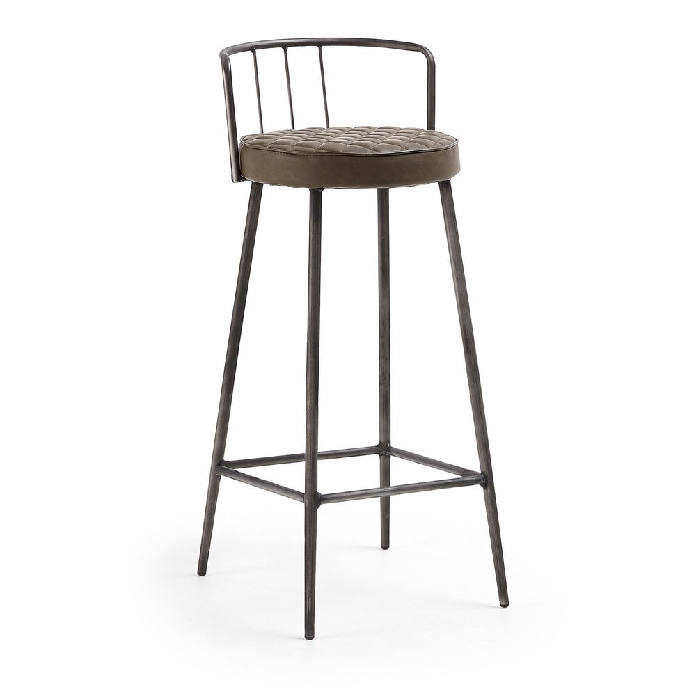 Hnedá barová stolička Kave Home výška 92 cm