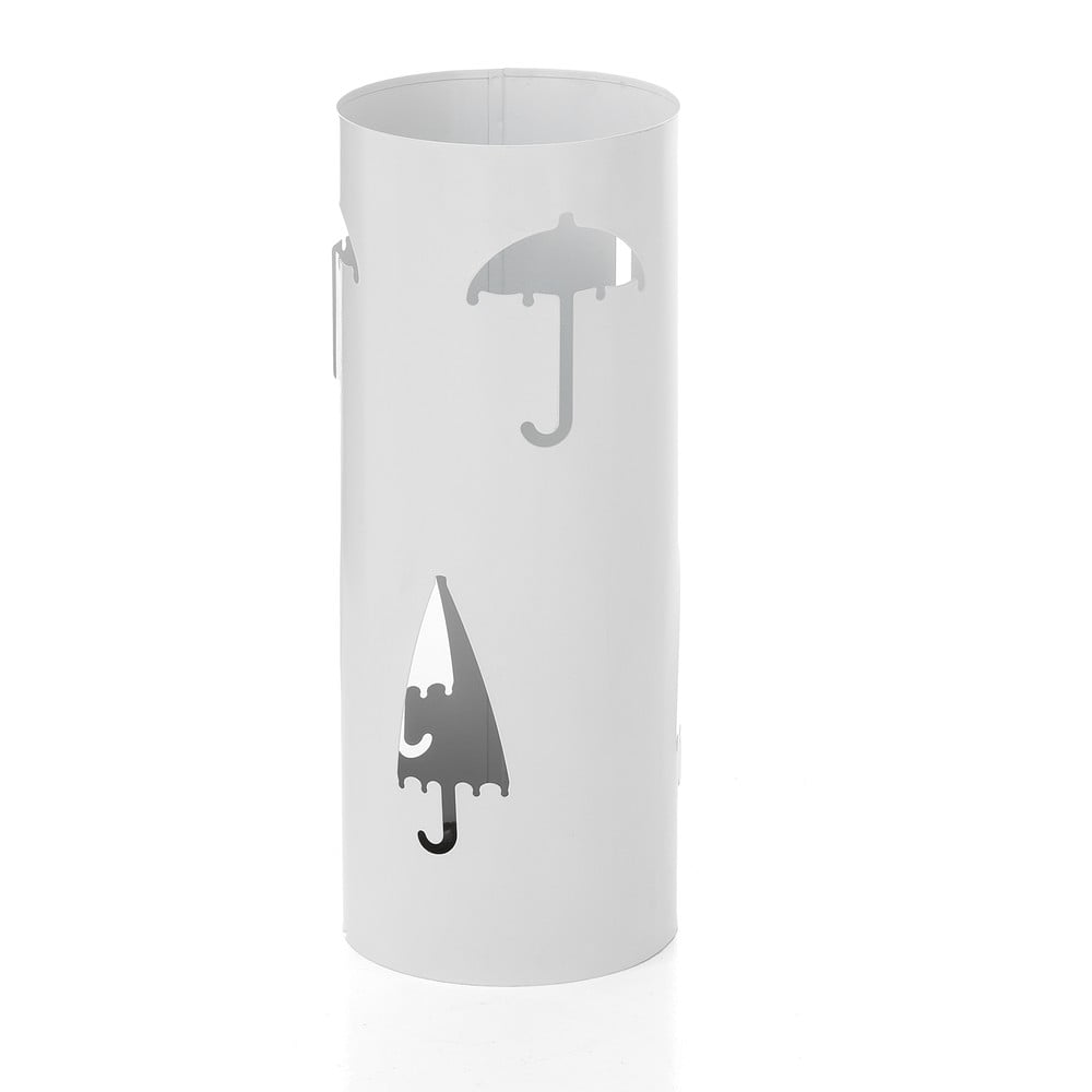 Biely kovový stojan na dáždniky Tomasucci Klara