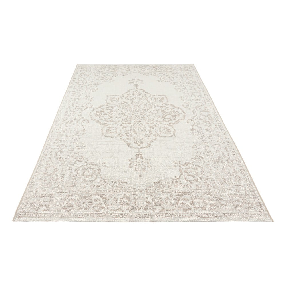 Béžový vonkajší koberec NORTHRUGS Tilos 80 x 150 cm