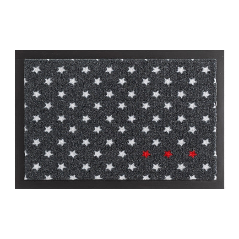 Sivá rohožka Hanse Home Star Printy 40 × 60 cm