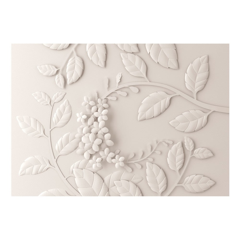 Veľkoformátová tapeta Artgeist Cream Paper Flowers 400 x 280 cm