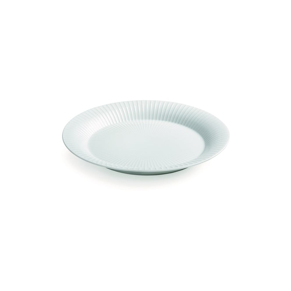 Biely porcelánový tanier Kähler Design Hammershoi ⌀ 19 cm