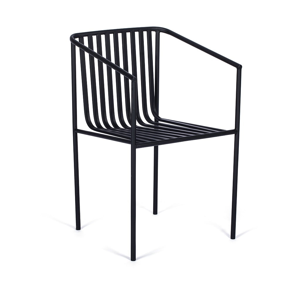 Súprava 2 čierných záhradných stoličiek Bonami Selection Cecile