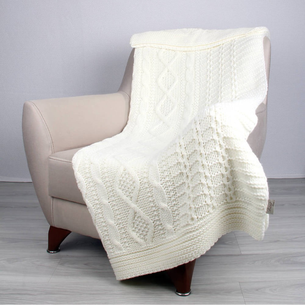 Svetlobéžová deka Totu 170 × 130 cm