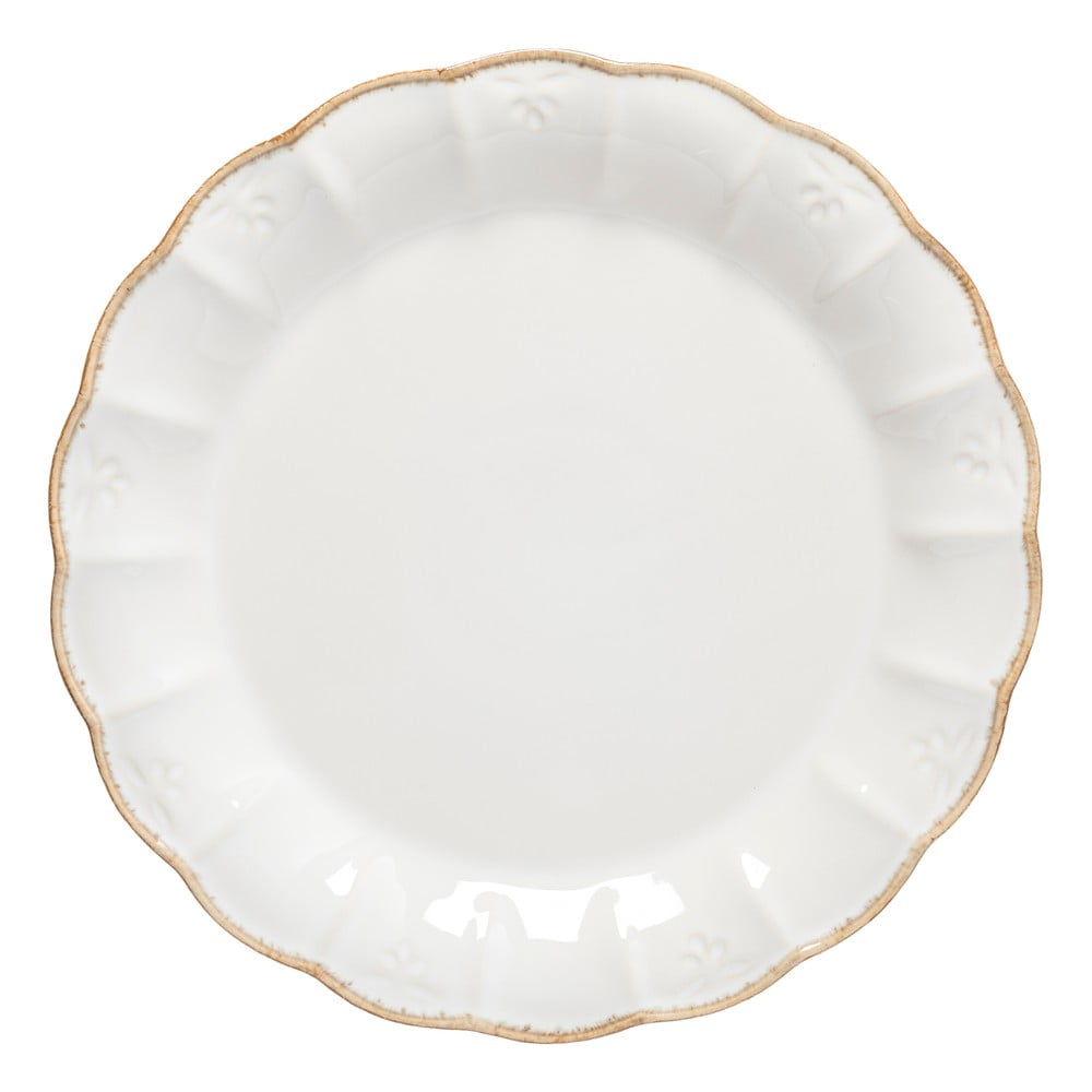 Biely kameninový tanier Casafina ⌀ 29 cm