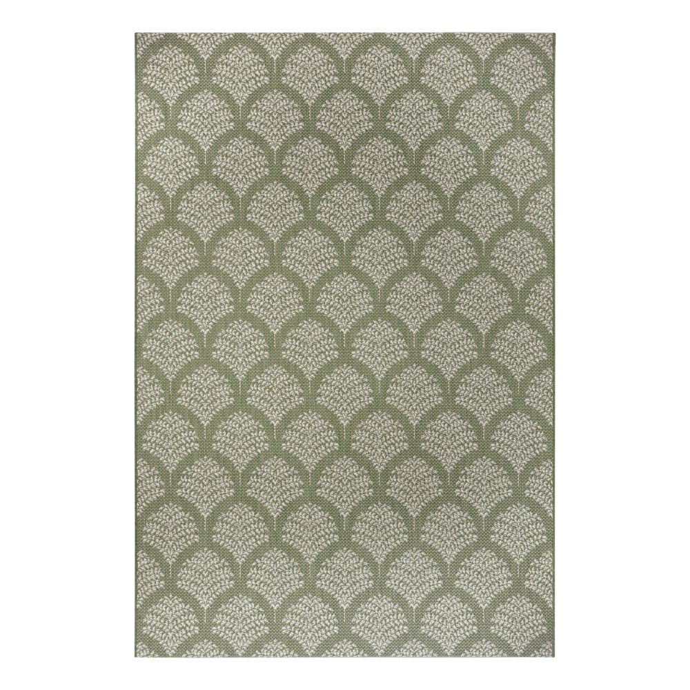 Zelený vonkajší koberec Ragami Moscow 80 x 150 cm