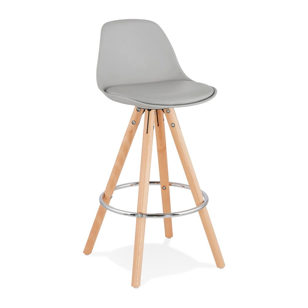 Sivá barová stolička Kokoon Anau výška 64 cm