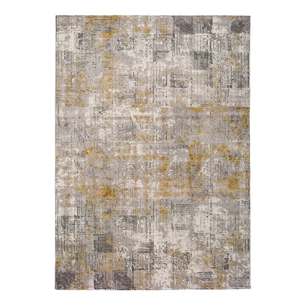 Sivý koberec Universal Kerati Mustard 120 x 60 cm