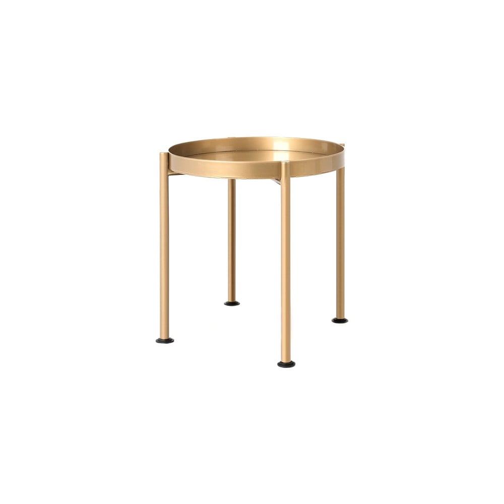 Konferenčný stolík v zlatej farbe Custom Form Hanna ø 40 cm
