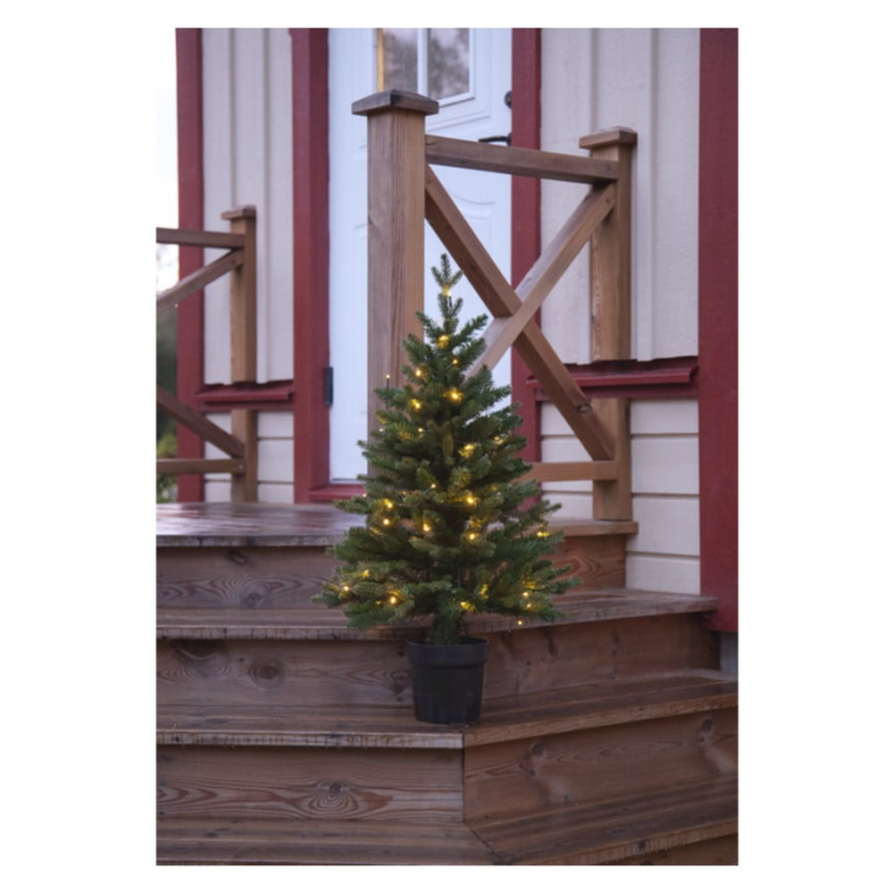 Umelý vianočný stromček s LED osvetlením Star Trading Byske výška 90 cm