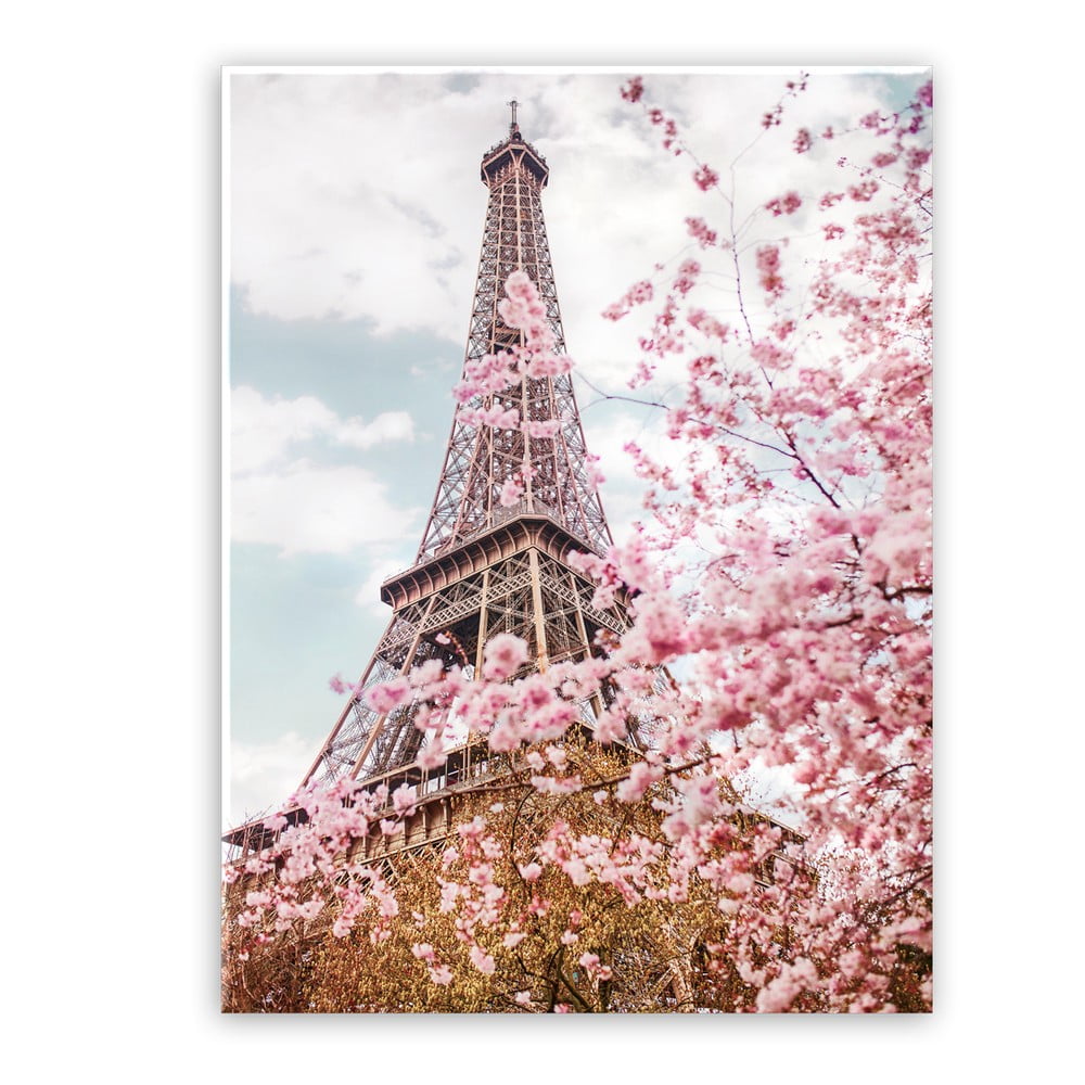Obraz na plátne Styler Romantic Eiffel 100 x 75 cm