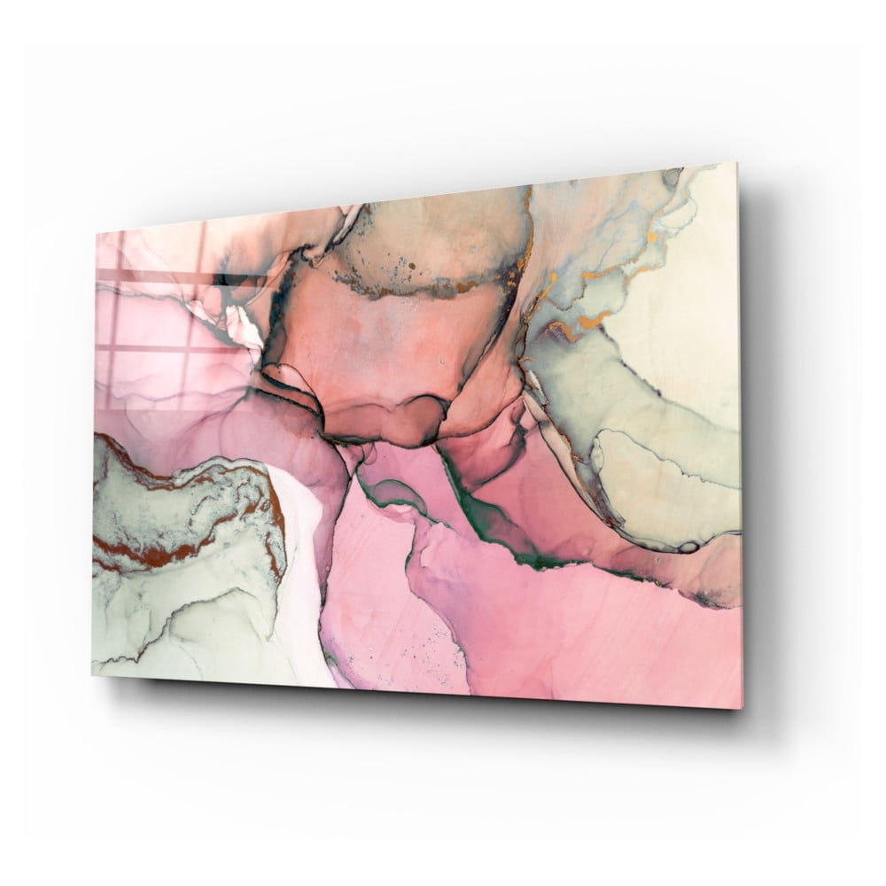 Sklenený obraz Insigne Rose Marble Pattern 110 x 70 cm