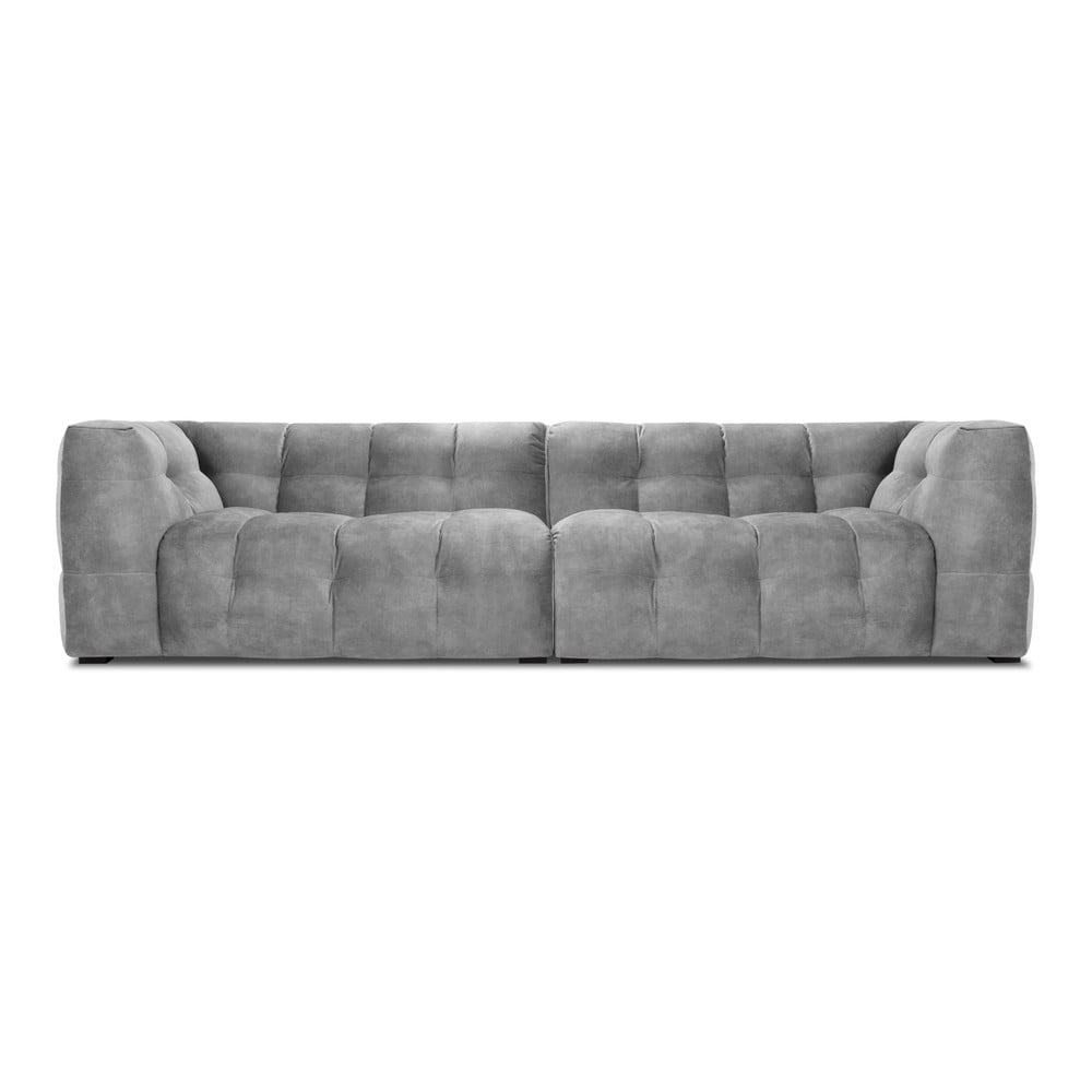 Sivá zamatová pohovka Windsor  Co Sofas Vesta 280 cm
