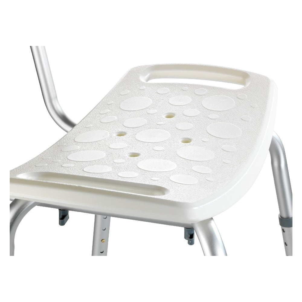 Sedacia stolička s operadlom do sprchy Wenko Stool With Back 54 × 49 cm