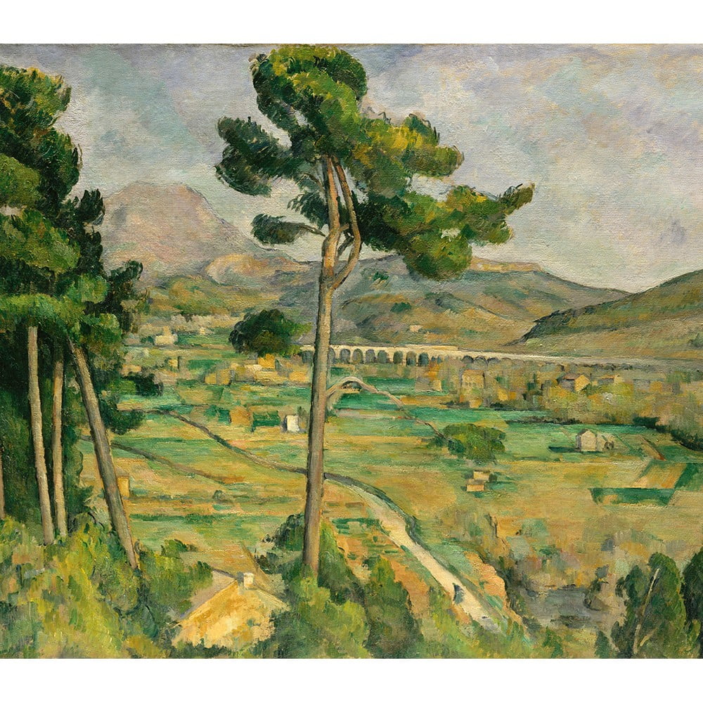 Reprodukcia obrazu Paul Cézanne - Mont Sainte 80 × 70 cm