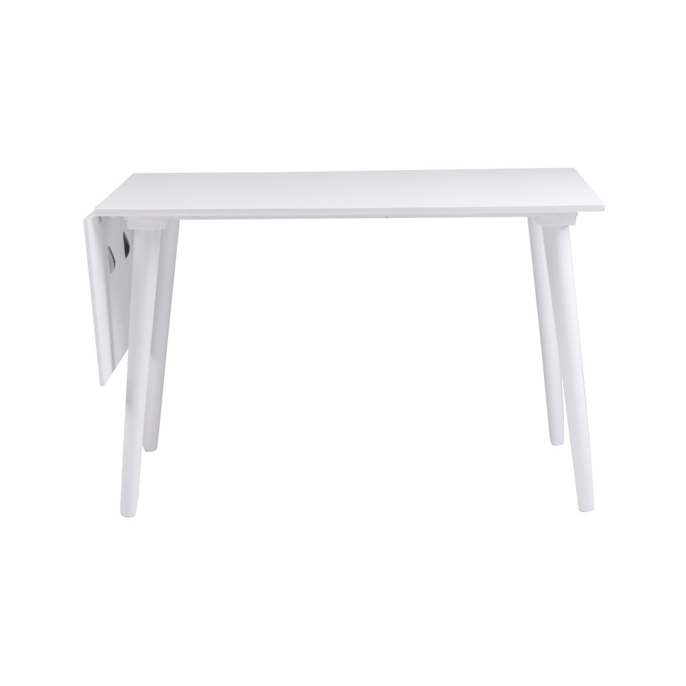 Biely jedálenský stôl Rowico Lotte Leaf 120 x 80 cm