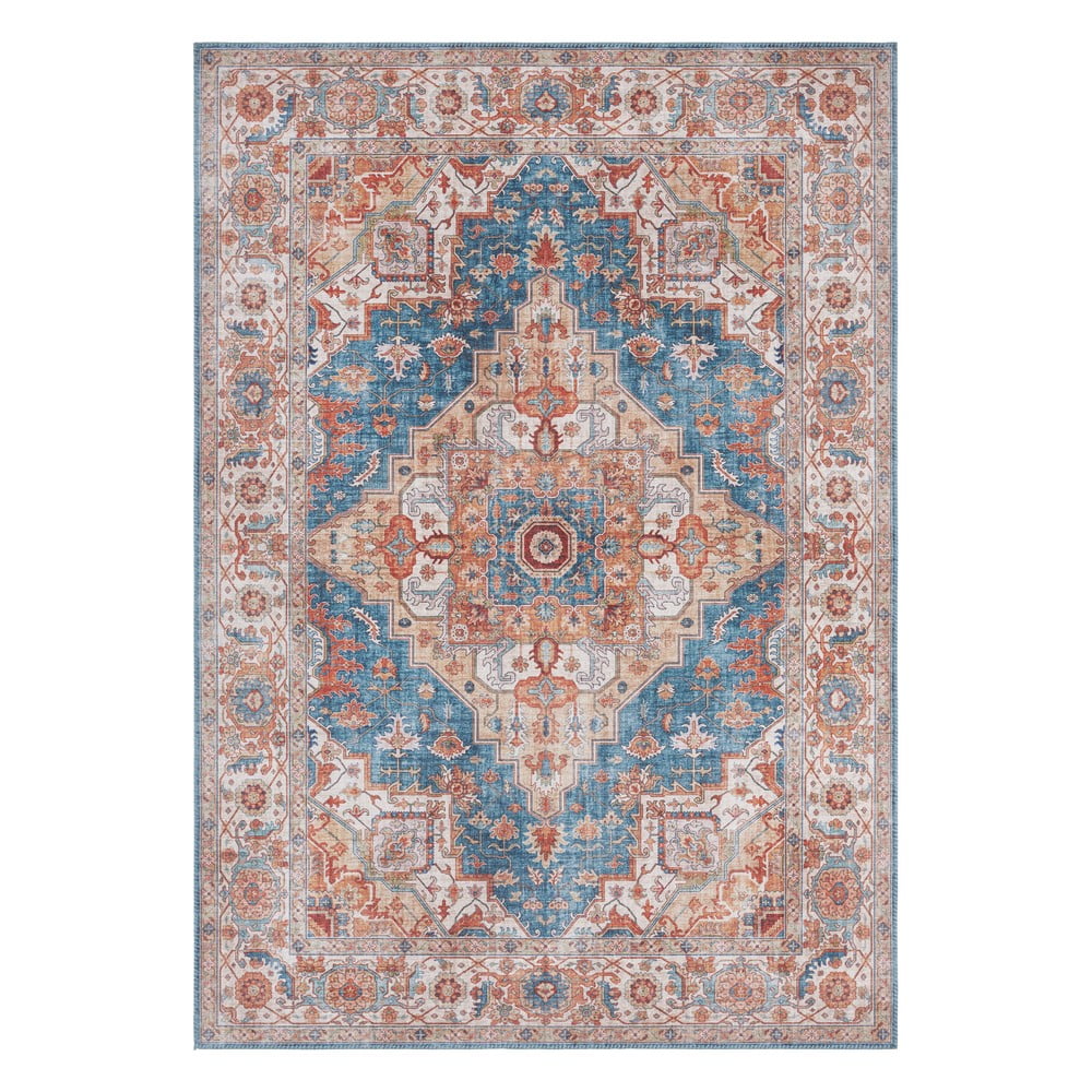 Modro-červený koberec Nouristan Sylla 120 x 160 cm