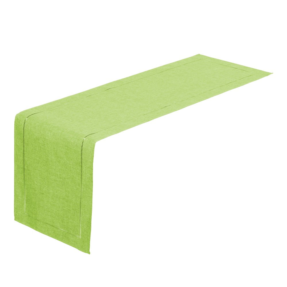 Limetkovo-zelený behúň na stôl Unimasa 150 x 41 cm
