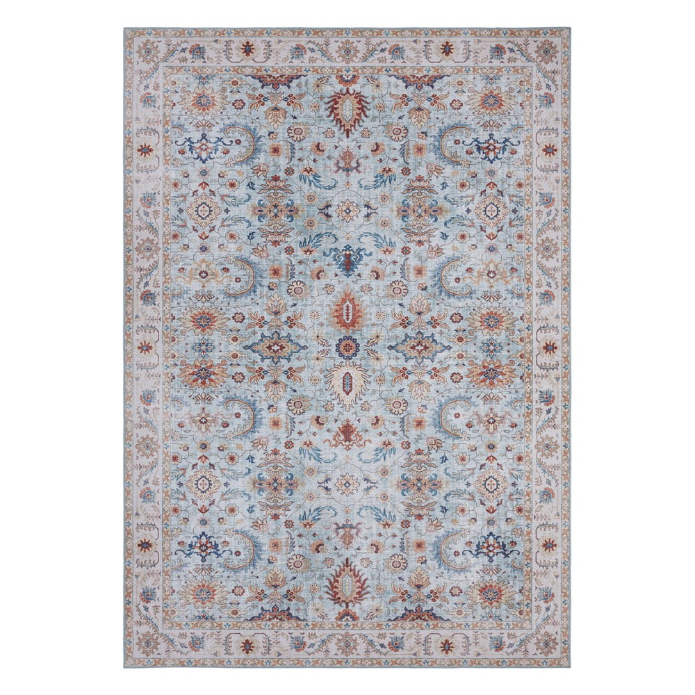 Modro-béžový koberec Nouristan Vivana 200 x 290 cm