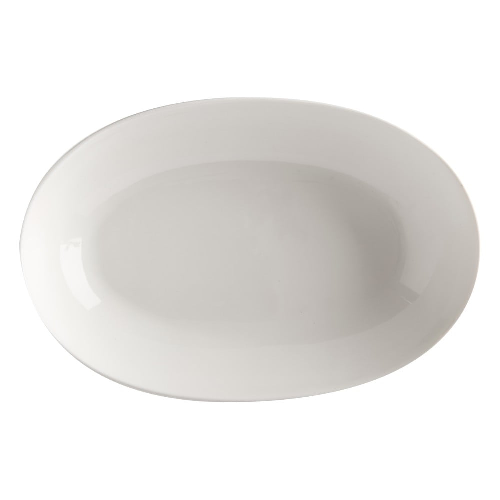 Biely porcelánový hlboký tanier Maxwell  Williams Basic 30 x 20 cm