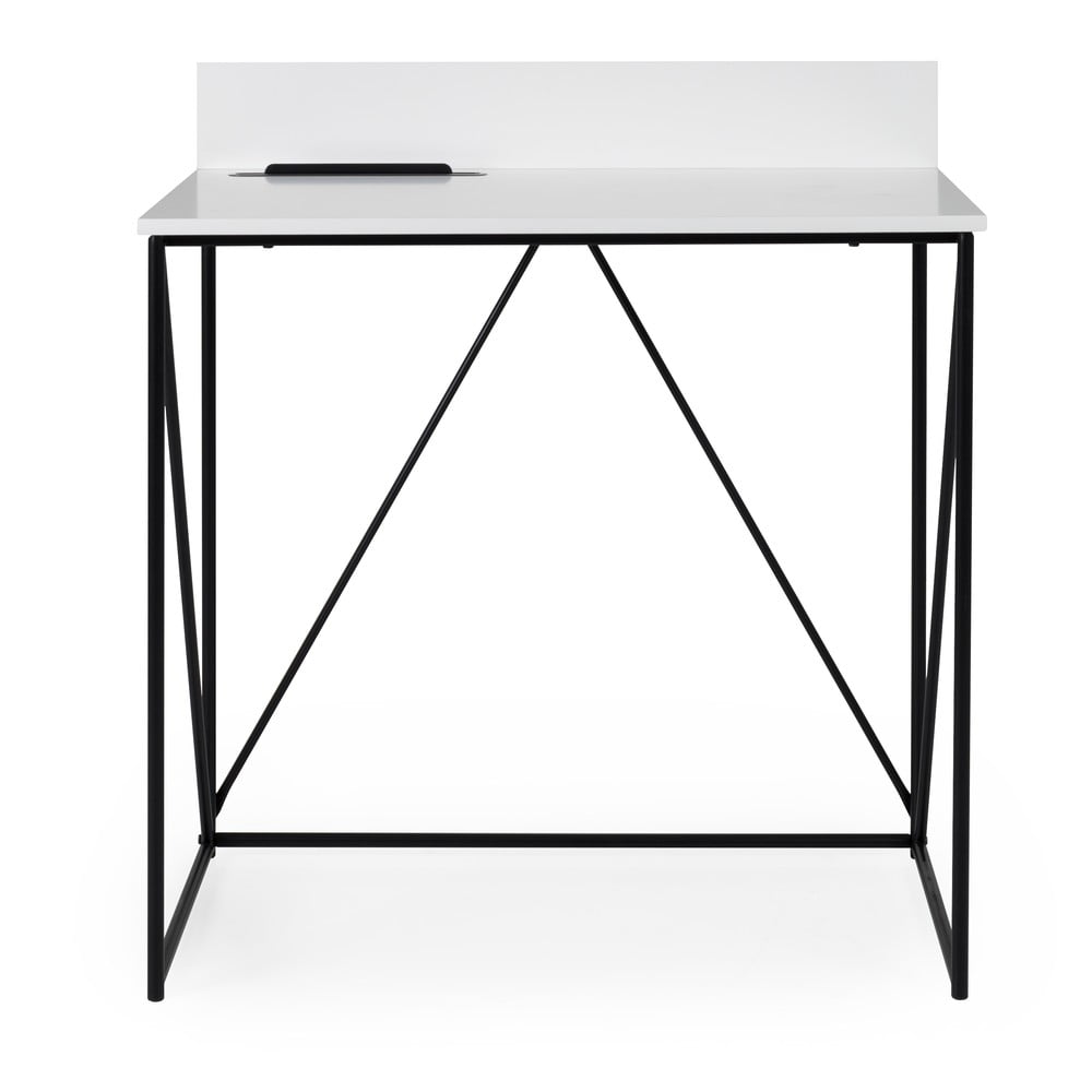 Biely pracovný stôl Tenzo Tell 80 x 48 cm