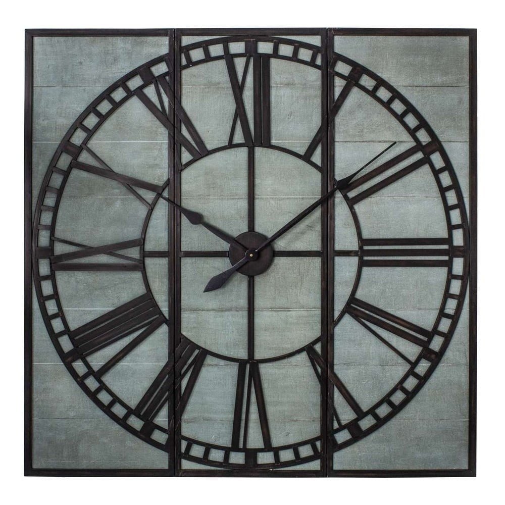 3-dielne nástenné hodiny Antic Line Industrielle 1145 x 114 cm