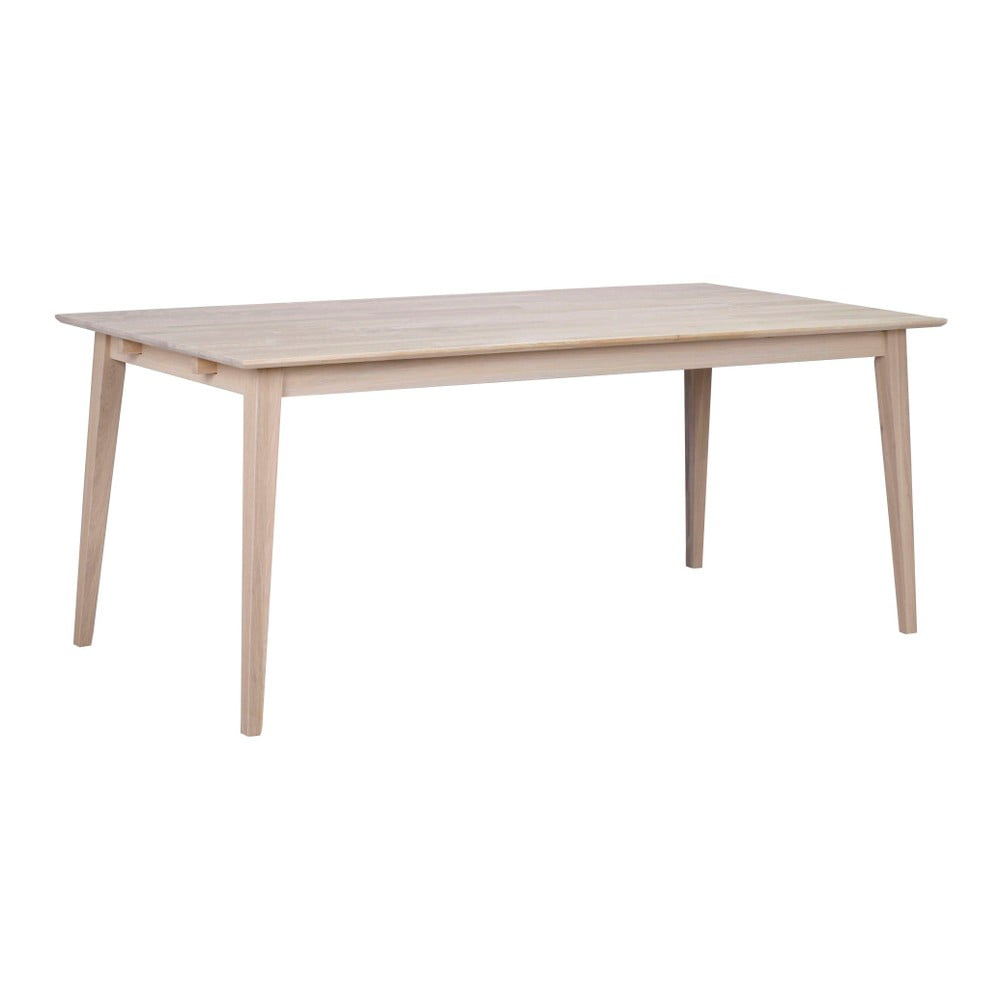Matne lakovaný dubový jedálenský stôl Rowico Mimi 180 x 90 cm