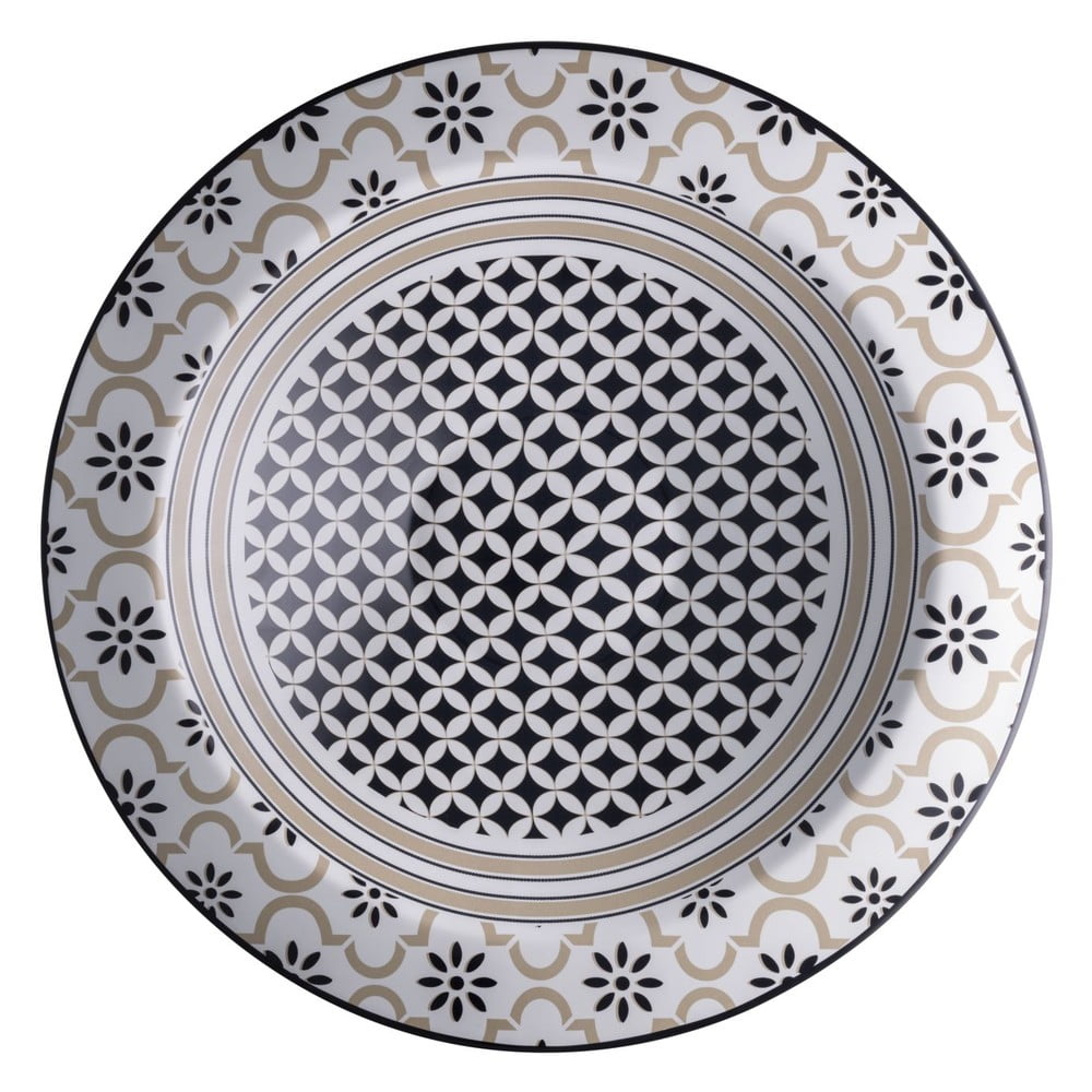 Kameninový hlboký servírovací tanier Brandani Alhambra ø 40 cm