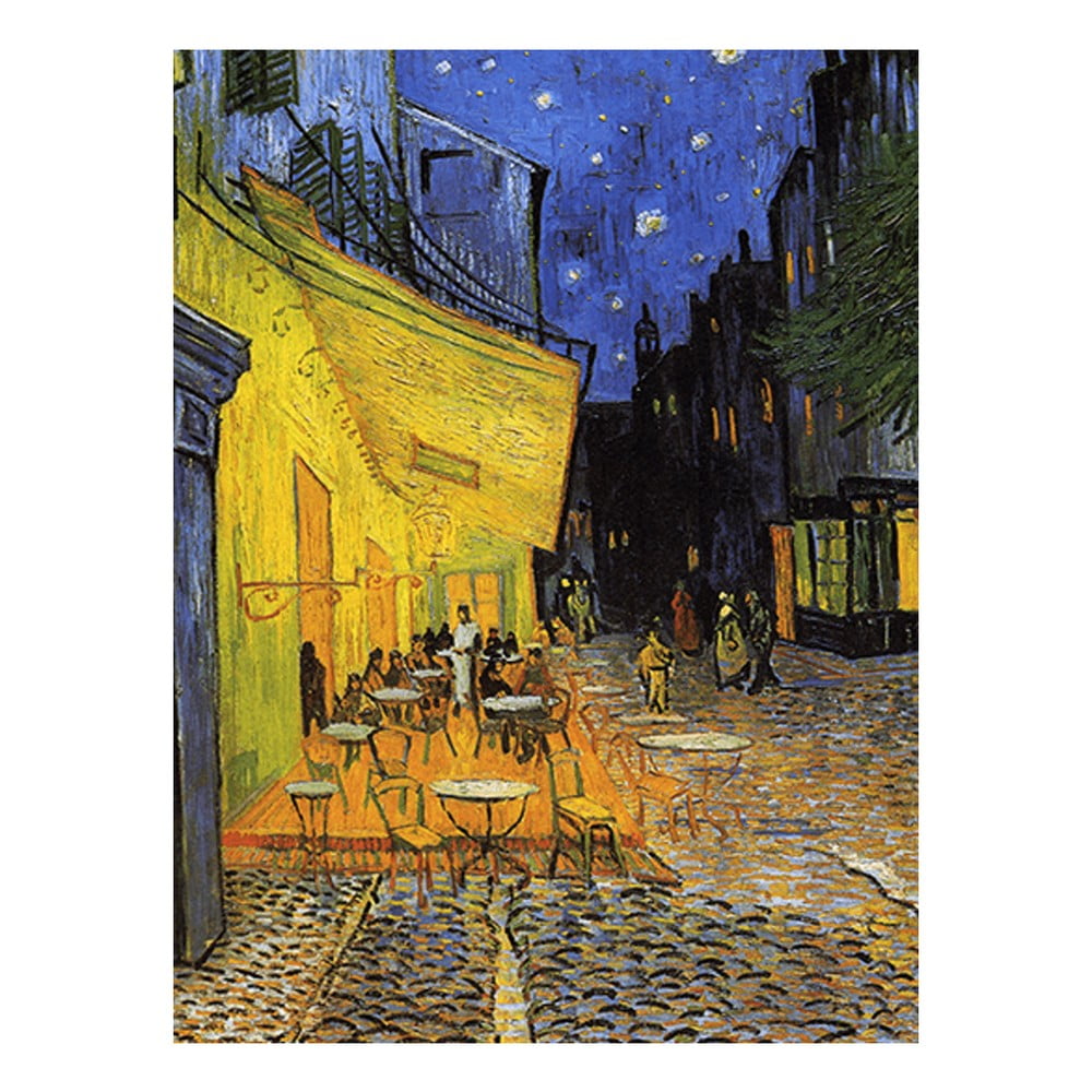 Reprodukcia obrazu Vincenta van Gogha - Cafe Terrace 60 × 45 cm