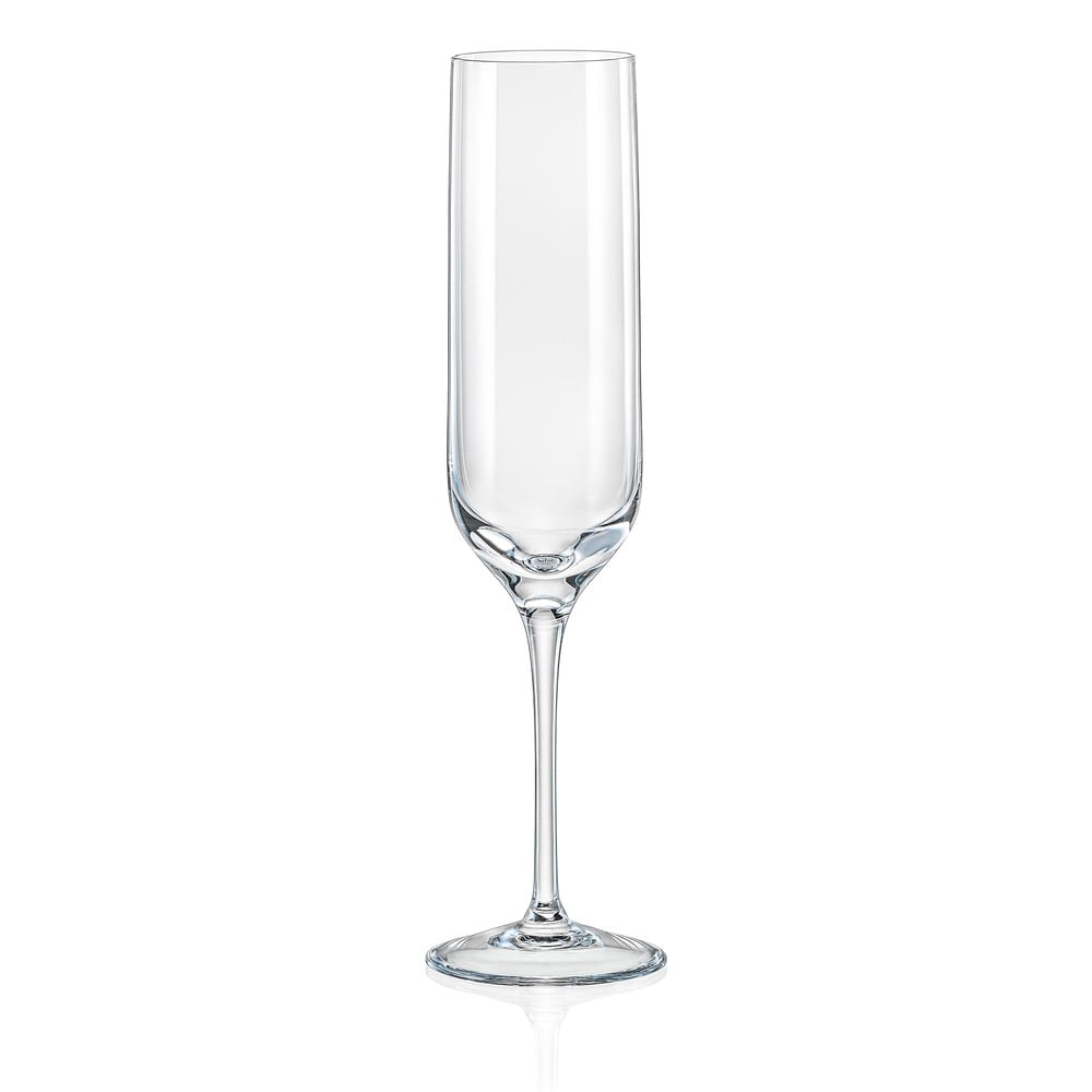 Súprava 6 pohárov na šampanské Crystalex Uma 200 ml