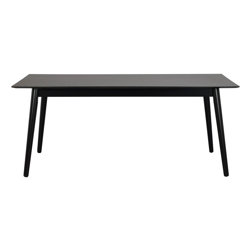 Čierny jedálenský stôl Rowico Lotta 180 x 90 cm