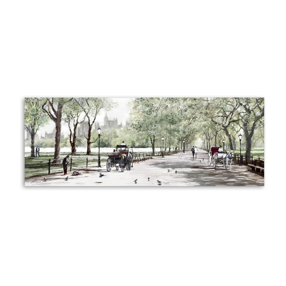 Obraz Styler Canvas Watercolor Central Park II 60 × 150 cm