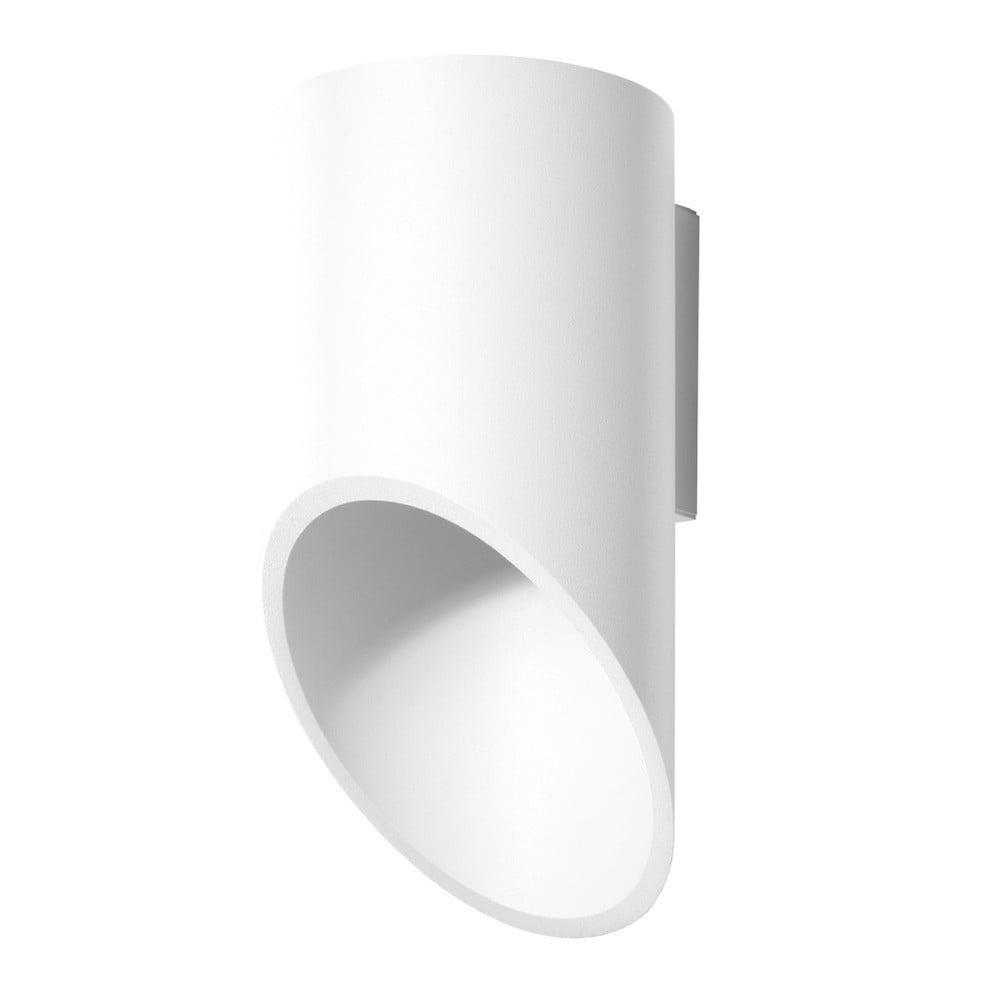 Biele nástenné svietidlo Nice Lamps Nixon dĺžka 20 cm