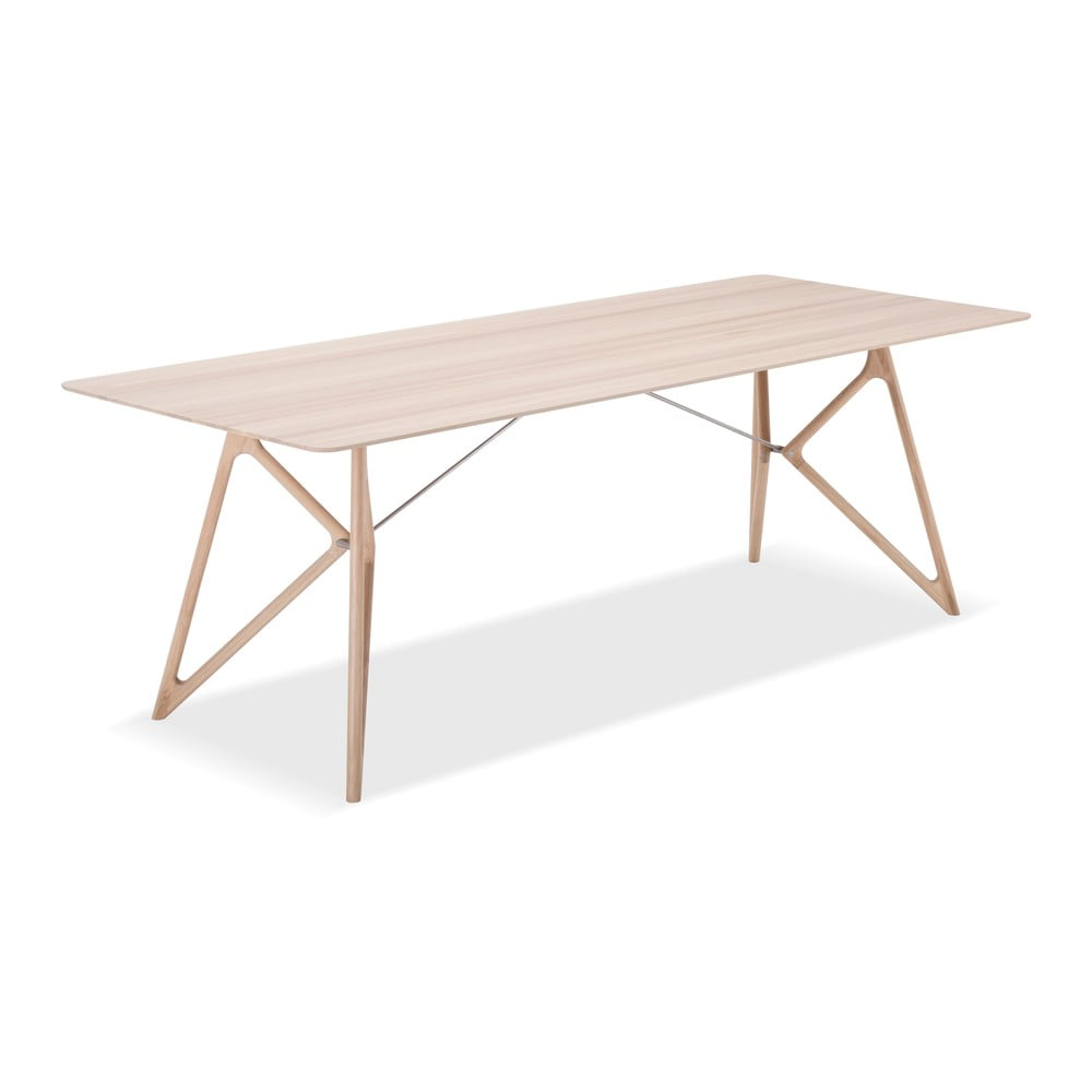 Jedálenský stôl z masívneho dubového dreva Gazzda Tink 220 × 90 cm