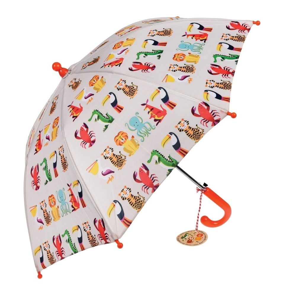 Detský dáždnik s rúčkou Rex London Colourful Creatures ⌀ 64 cm