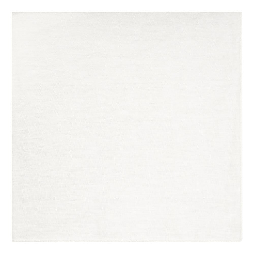 Biely ľanový obrúsok Blomus Lineo 42 x 42 cm