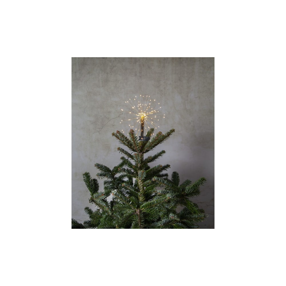 Vianočná hviezda na stromček s LED osvetlením Star Trading Firework ø 27 cm