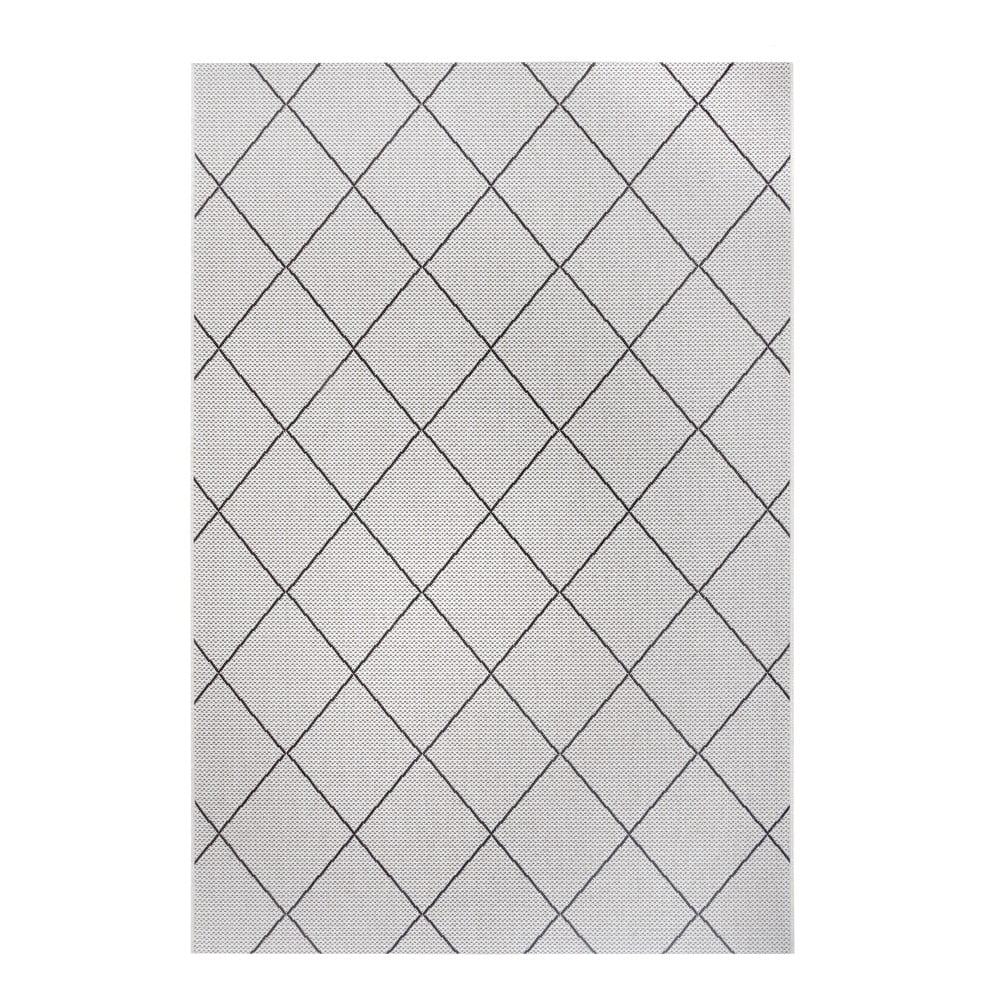 Čierno-sivý vonkajší koberec Ragami London 200 x 290 cm