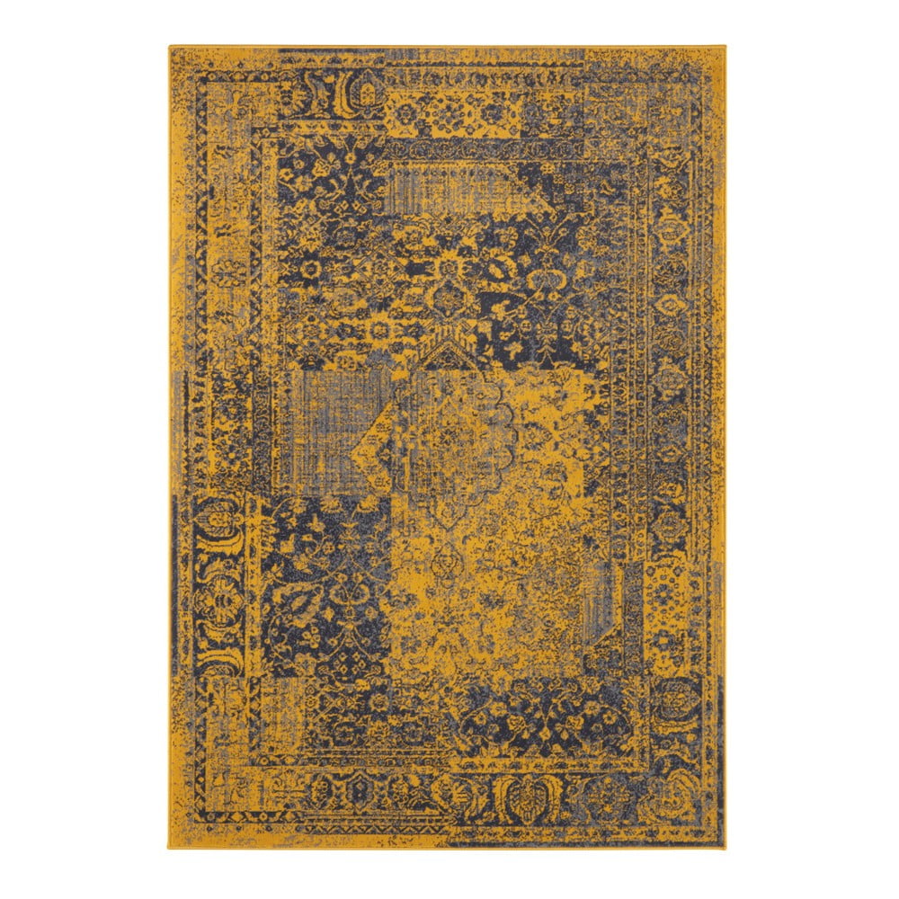 Žlto-sivý koberec Hanse Home Celebration Plume 160 x 230 cm