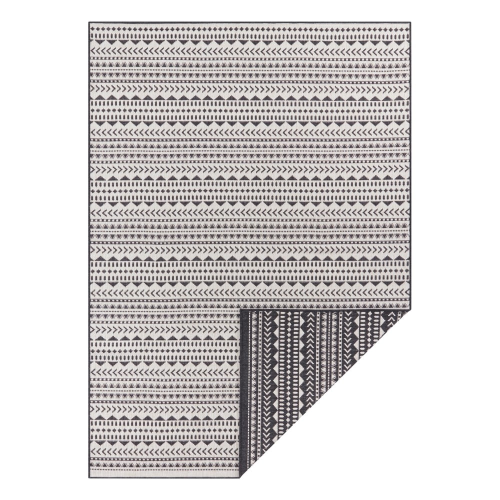 Čierno-biely vonkajší koberec Ragami Kahira 200 x 290 cm
