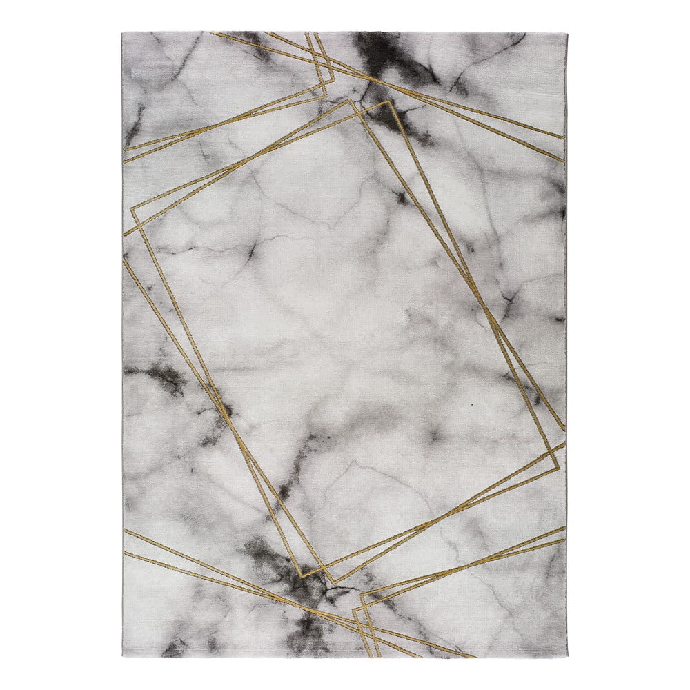 Sivo-biely koberec Universal Artist Marble 160 x 230 cm