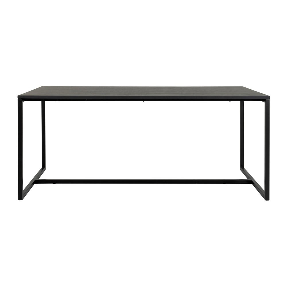 Čierny jedálenský stôl Tenzo Lipp 180 x 90 cm