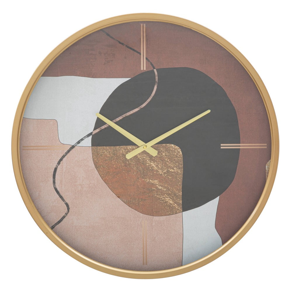Červené nástenné hodiny Mauro Ferretti Art ø 60 cm
