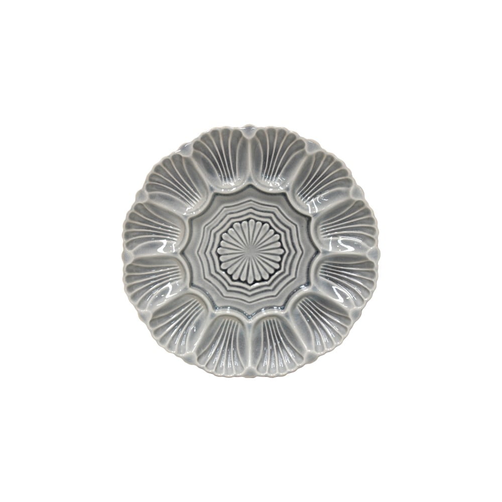 Sivý kameninový tanier Costa Nova Cristal ⌀ 25 cm