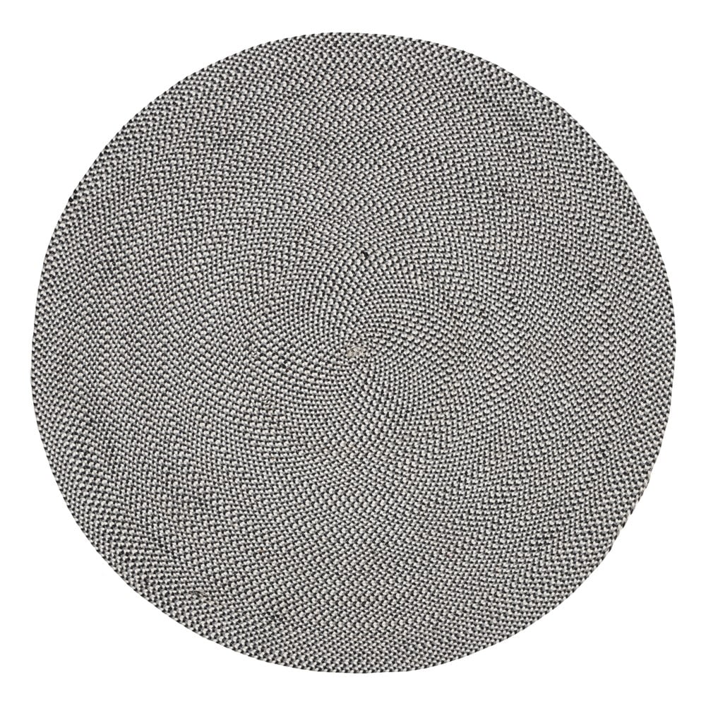 Sivý koberec z recyklovaného plastu La forma Rodhe ø 150 cm